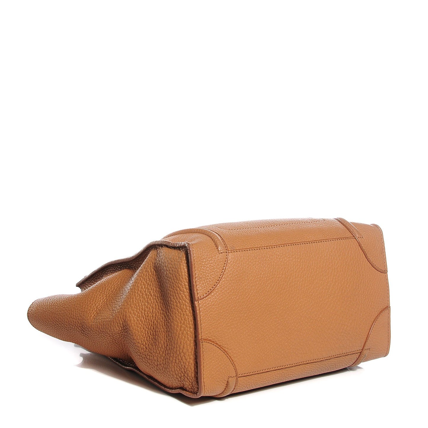 Pebbled Calfskin Mini Luggage Camel