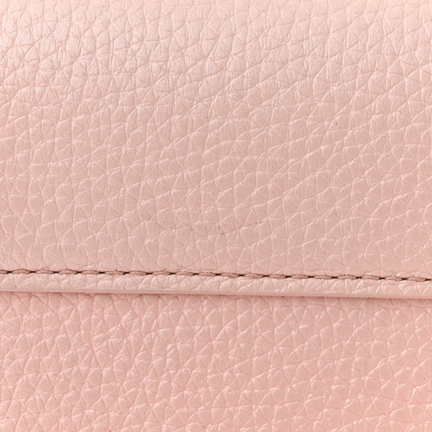 Iridescent Grained Calfskin Summer Splash Twist PM Pink