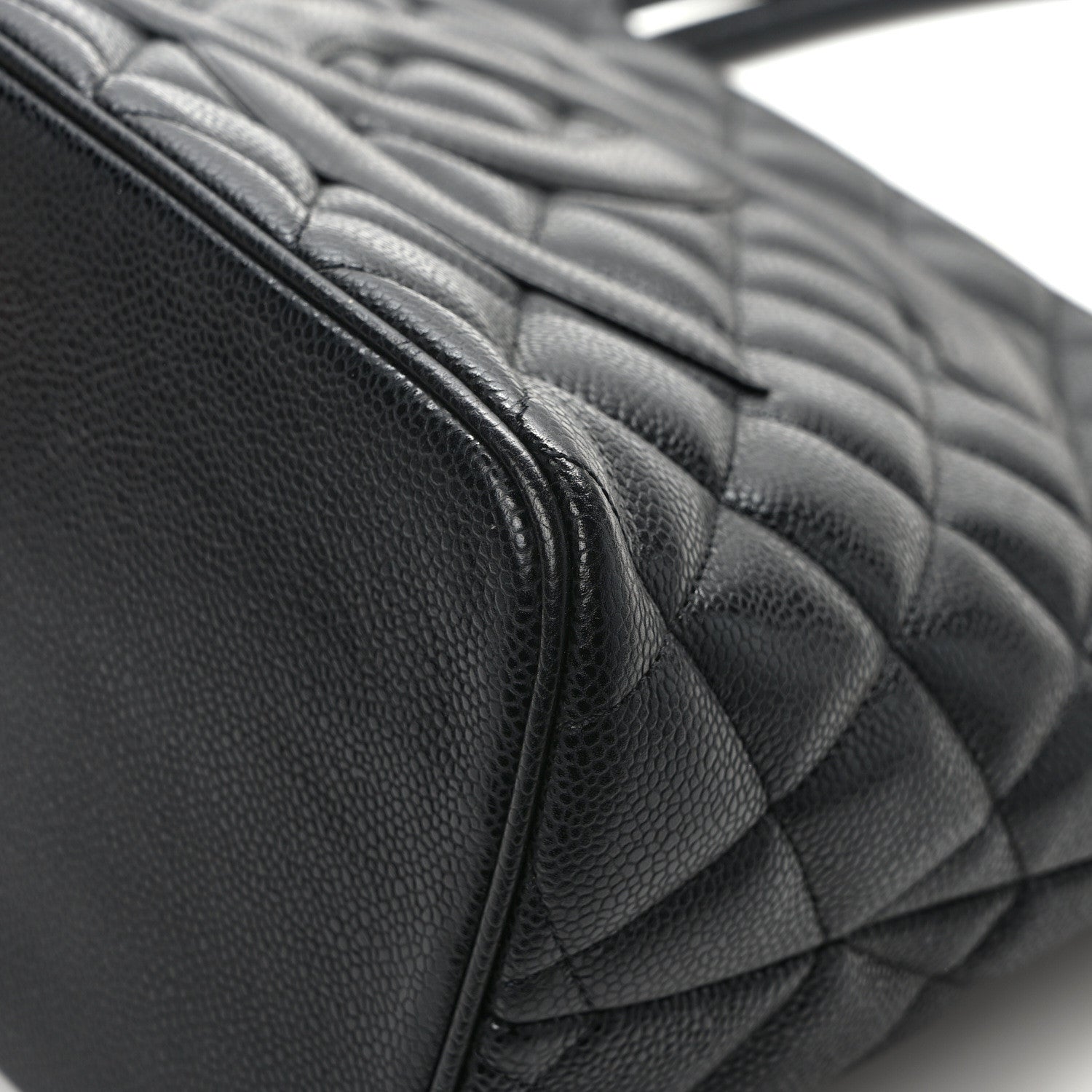 Chanel Caviar Quilted Medallion Tote Black 12 of 14