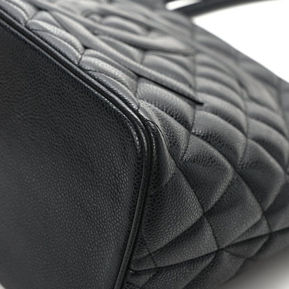 Chanel Caviar Quilted Medallion Tote Black 12 of 14