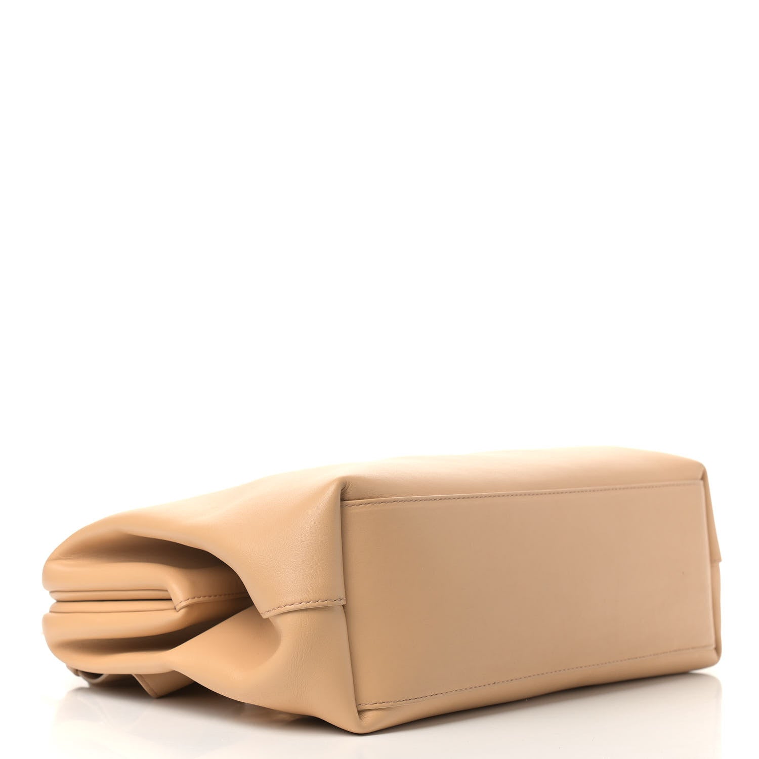 Bottega Veneta Calfskin Medium The Point Triangle Bag Almond 4 of 9