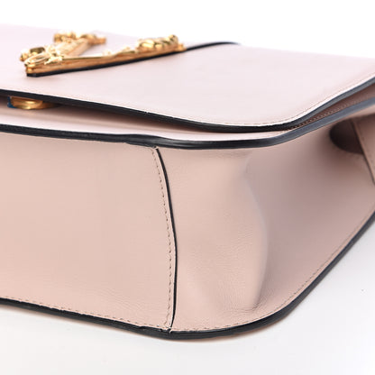 Versace Vitello Barocco Virtus Top Handle Shoulder Bag Pink 8 of 9