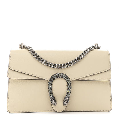 Gucci Textured Calfskin Crystal Small Dionysus Shoulder Bag Mystic White 1 of 11