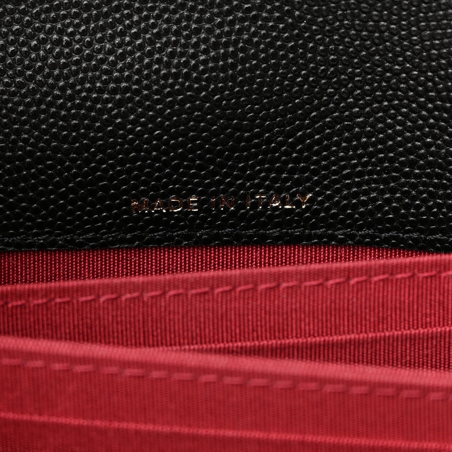 Caviar Quilted Mini Bracelet On Chain Wallet On Chain WOC Black