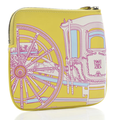 Hermes Swift Balade en Berline Carre Pocket Pouch Lime 3 of 6