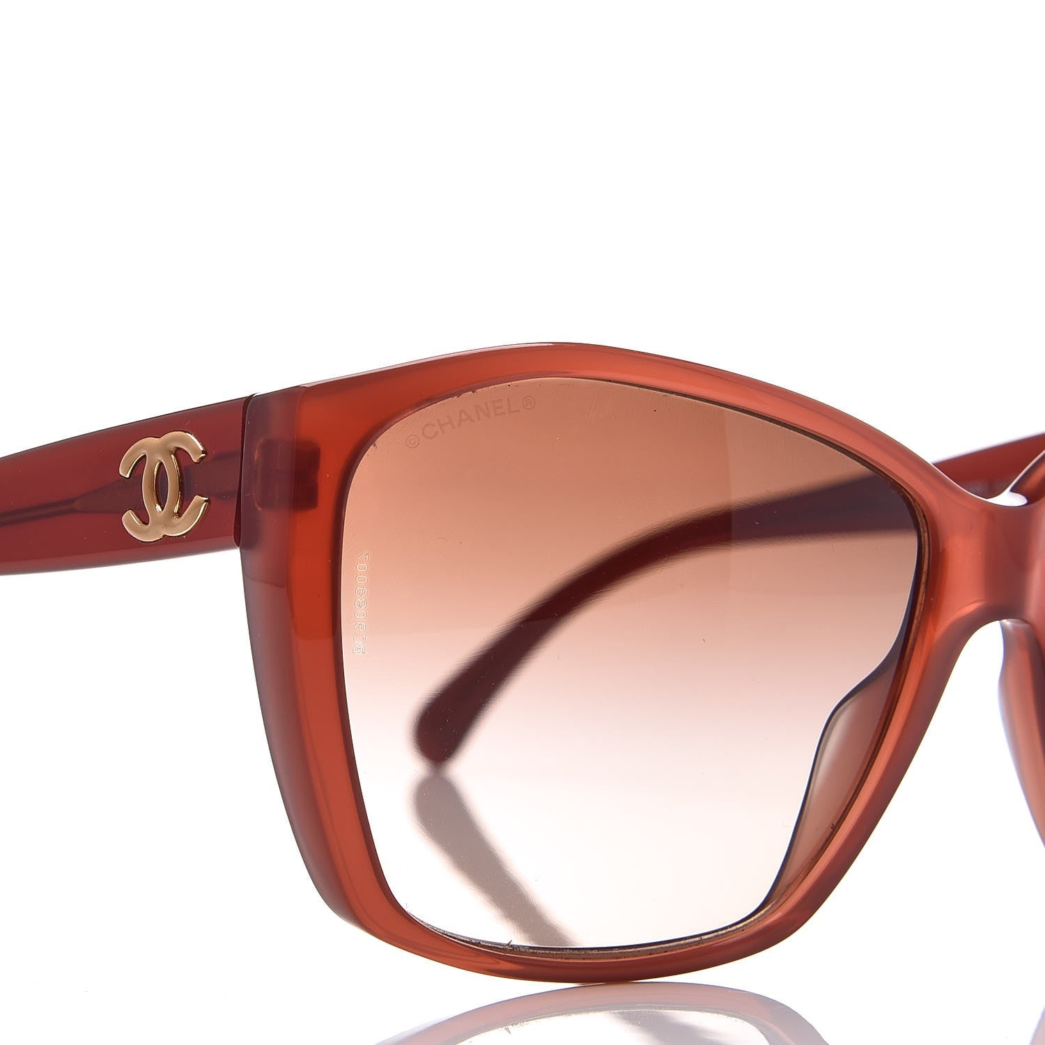 Chanel Acetate CC Sunglasses 5203 Red 5 of 8