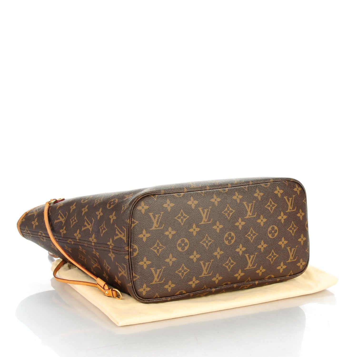Louis Vuitton Monogram Neverfull MM Fuchsia 4 of 11