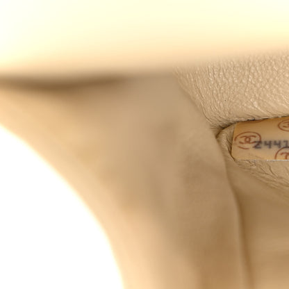 Chanel Lambskin Quilted Medium Double Flap Light Beige 8 of 12