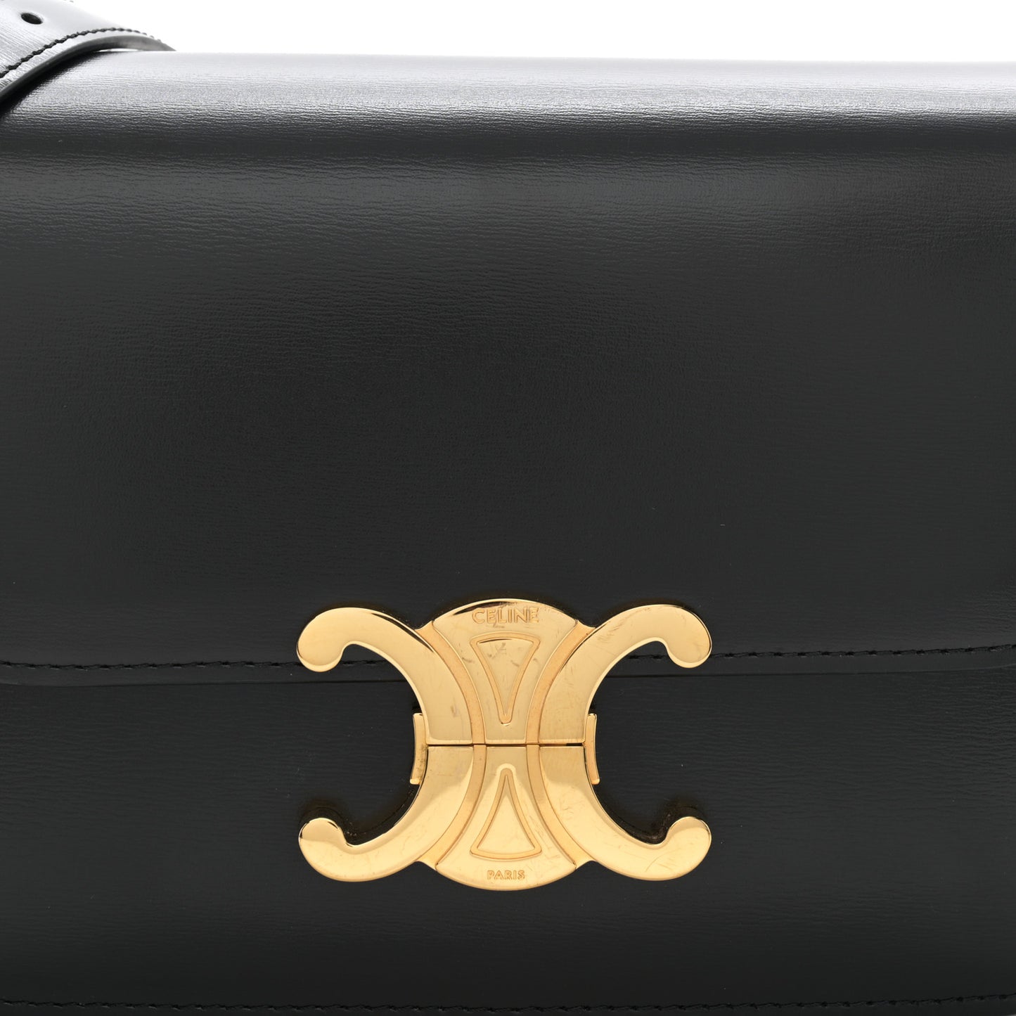 Shiny Calfskin Teen Triomphe Black