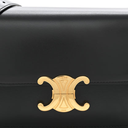 Celine Shiny Calfskin Teen Triomphe Black 8 of 11