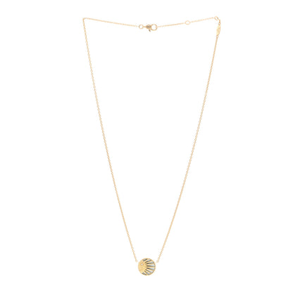 Christian Dior 18K Yellow Gold Diamond Black Onyx Mother of Pearl Rose Celeste Pendant Necklace 3 of 7