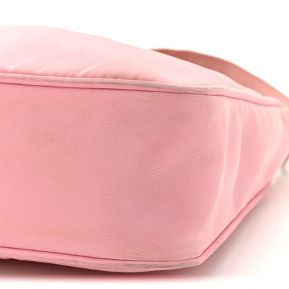 Prada Tessuto Nylon Saffiano Mini Re-Edition 2000 Bag Rosa 11 of 14