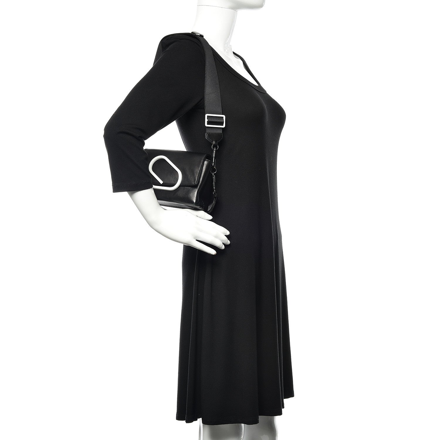 3.1 Phillip Lim 3.1 Calfskin Micro Alix Crossbody Bag Black 3 of 15