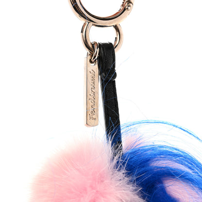 Fendi Mink Fur Crystal Fendirumi Piro-Chan Monster Bag Bug Charm Marshmallow 4 of 4