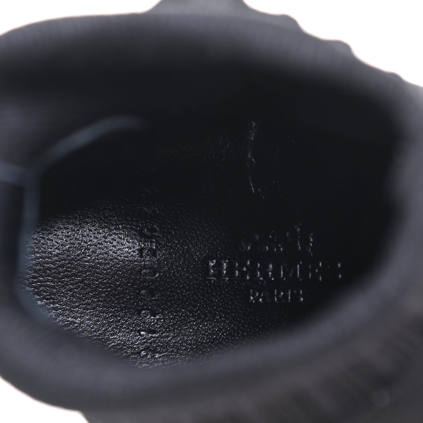 Knit Calfskin Volver Ankle Boots 37.5 Black