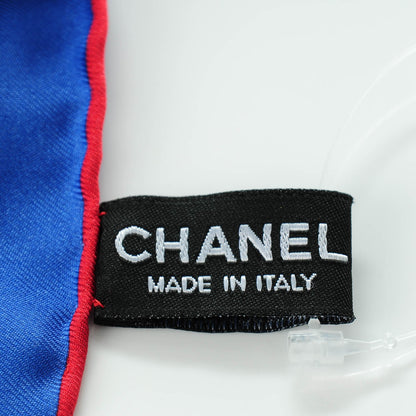 Chanel Silk CC Airlines Square Scarf Ivory 5 of 6