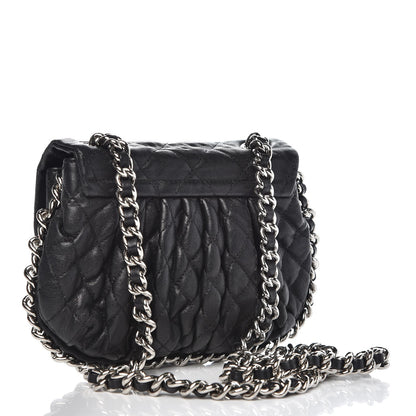 Chanel Washed Lambskin Mini Chain Around Messenger Black 3 of 7