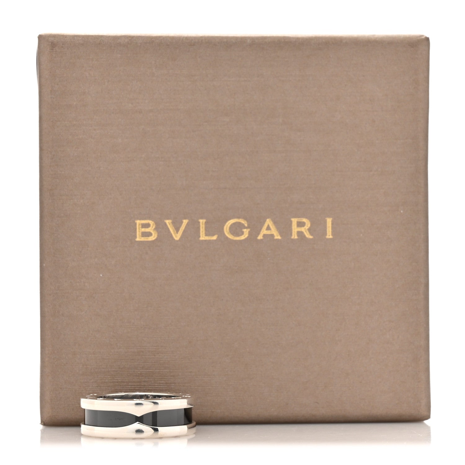 Bulgari Sterling Silver Ceramic Save The Children One-Band Ring 48 4.5 8 of 8