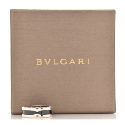 Bulgari Sterling Silver Ceramic Save The Children One-Band Ring 48 4.5 8 of 8