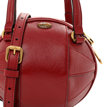 Gucci Piuma Lux Energy Mini Tifosa Basketball Shaped Shoulder Bag Romantic Cerise 8 of 10
