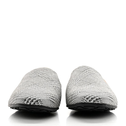Jimmy Choo Prince Of Stars Glitter Fabric Loafers 39 Silver 2 of 10