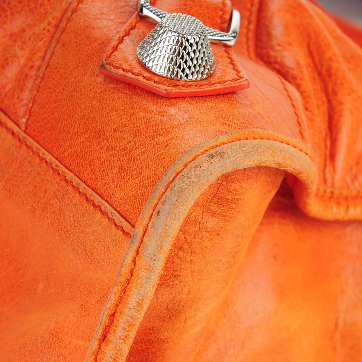 Agneau Giant 21 Silver Hardware City Mandarine