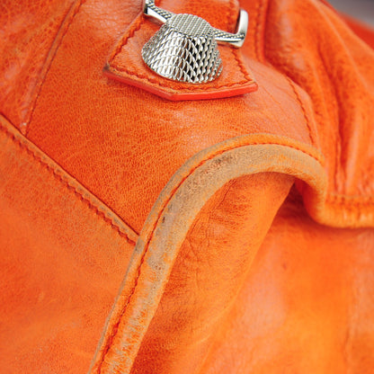 Balenciaga Agneau Giant 21 Silver Hardware City Mandarine 10 of 13