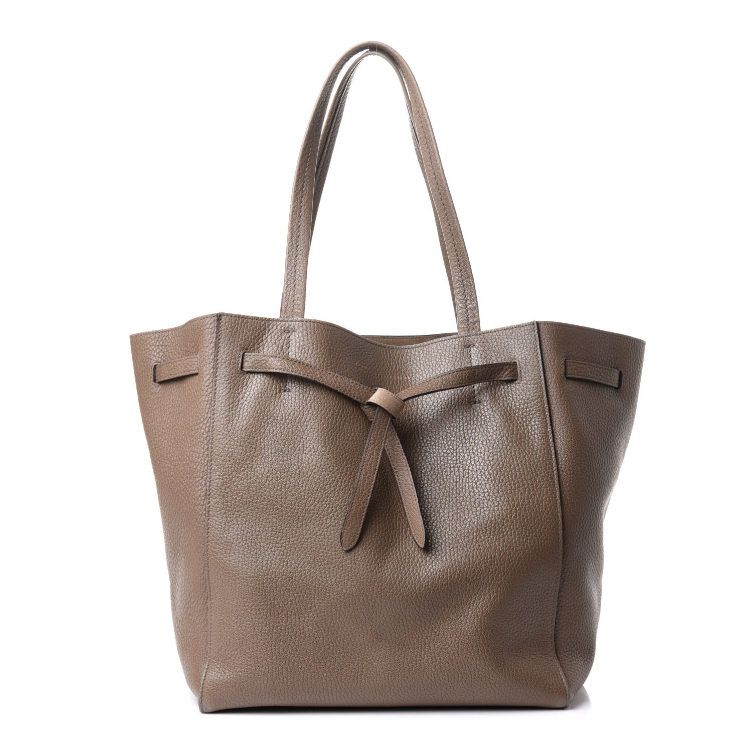 Celine Soft Grained Calfskin Small Belt Cabas Phantom Taupe 1 of 13