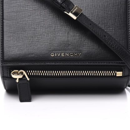Givenchy Textured Calfskin Mini Pandora Box Crossbody Bag Black 9 of 9