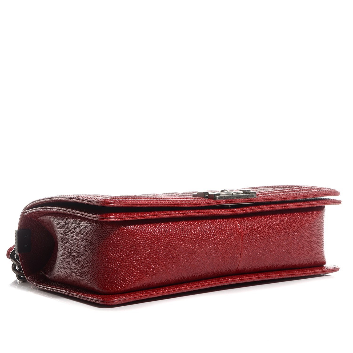 Chanel Caviar Quilted New Medium Boy Flap Dark Red 4 of 9