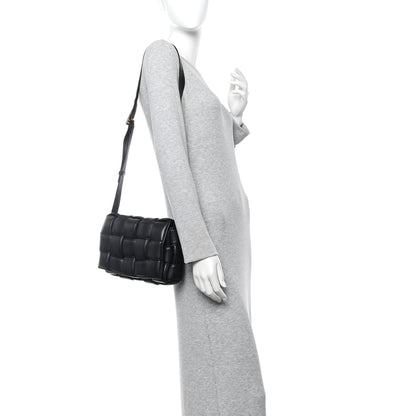 Bottega Veneta Nappa Maxi Intreccio Padded Cassette Crossbody Bag Black 2 of 14