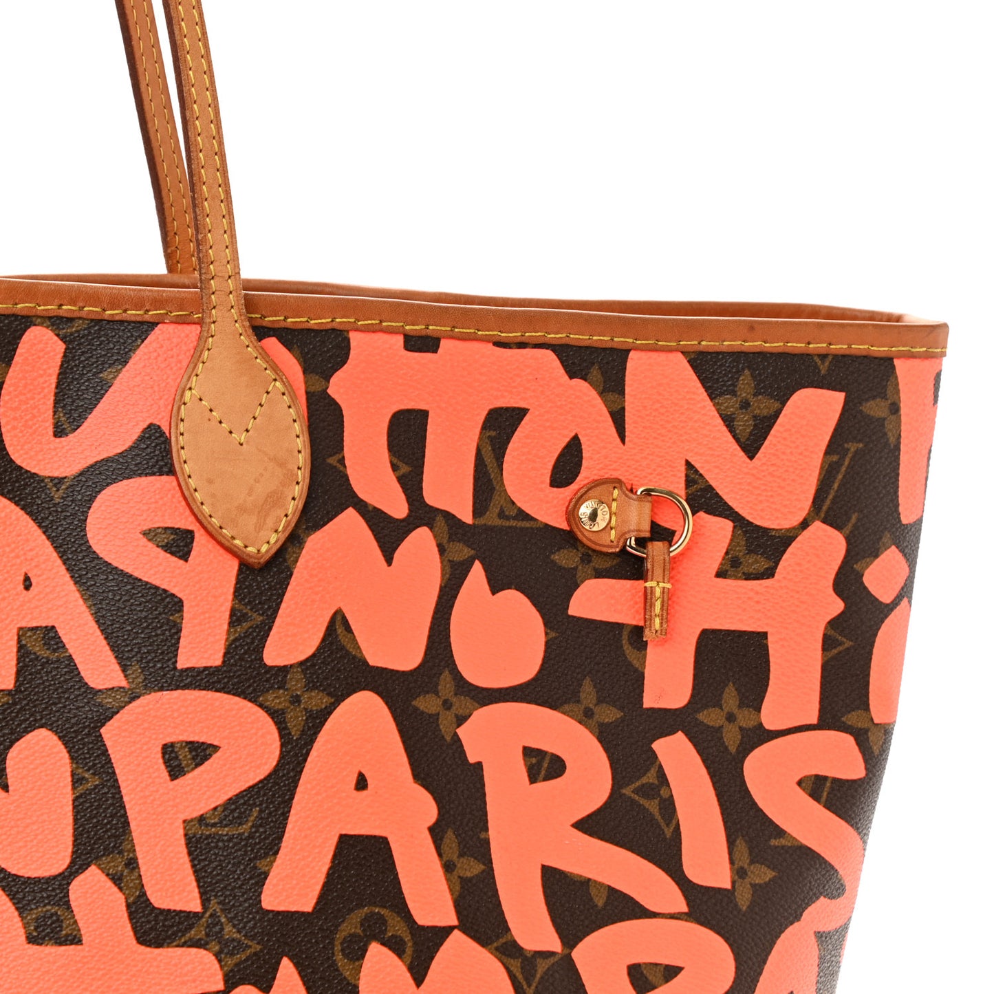 Monogram Graffiti Neverfull GM Orange