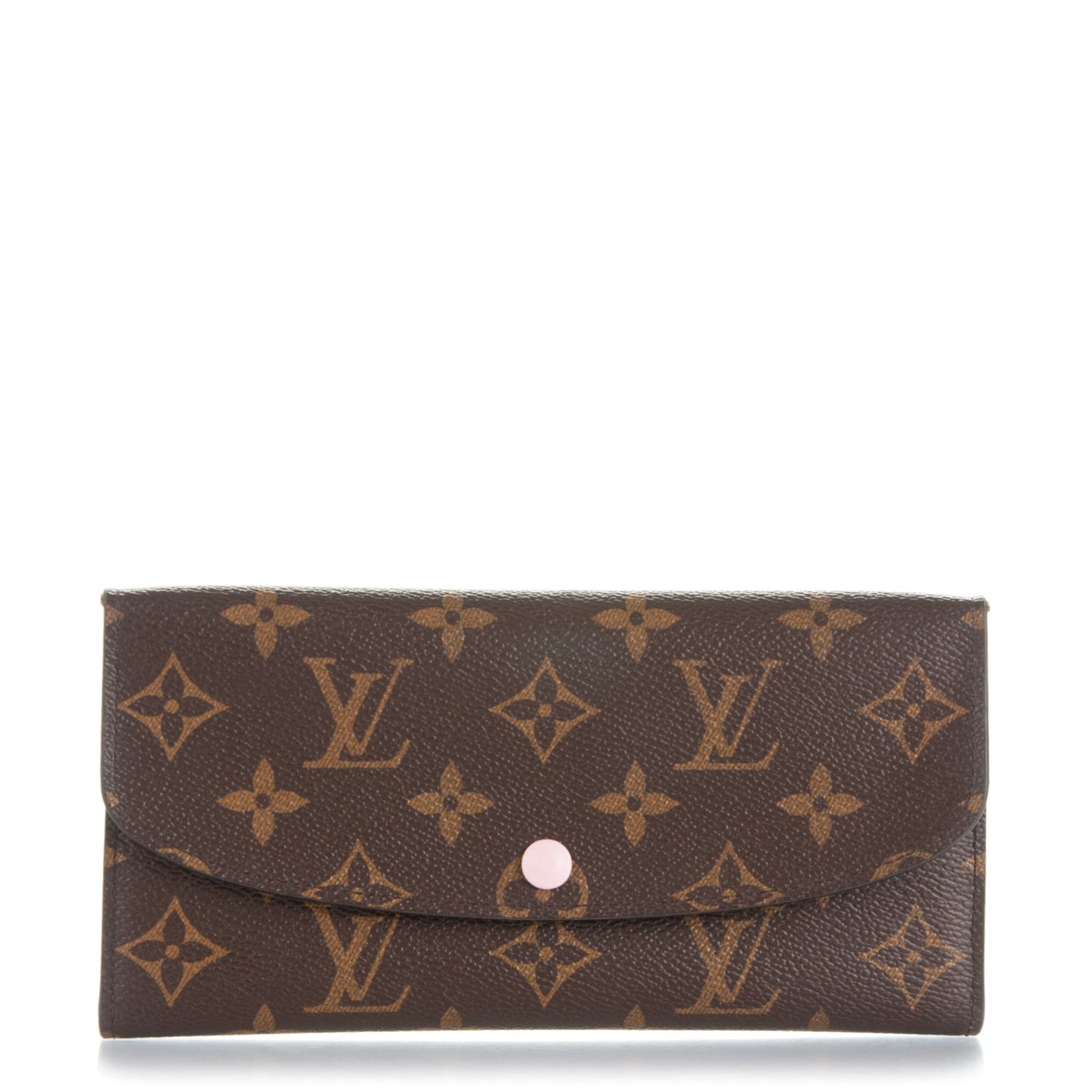 Monogram Emilie Wallet Rose Ballerine