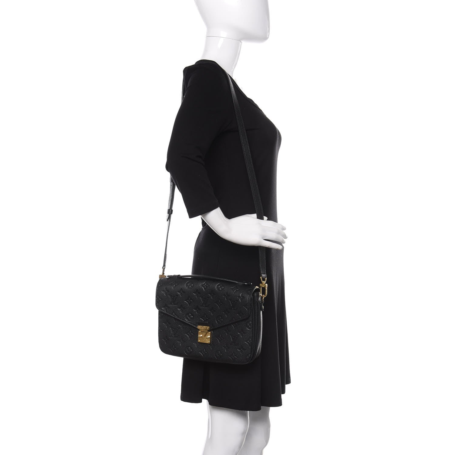 Louis Vuitton Empreinte Pochette Metis Black 2 of 12