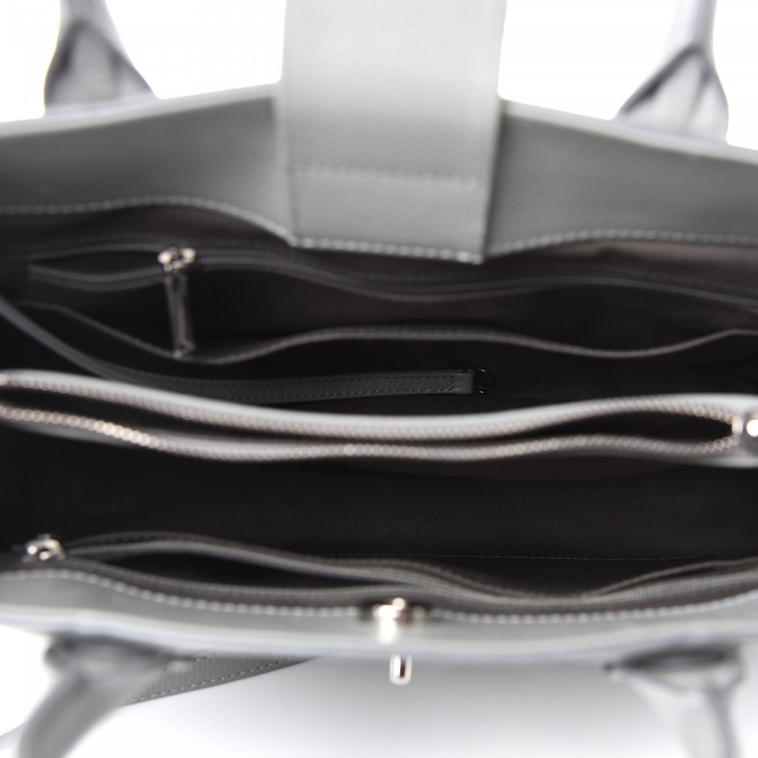 Chanel Grained Calfskin Small Neo Executive Shopper Tote Grey 5 of 11