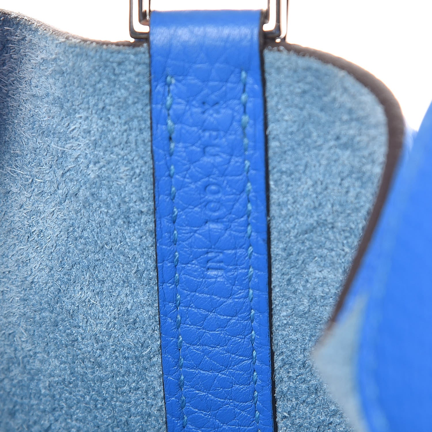 Hermes Taurillon Clemence Picotin Lock 22 MM Bleu Zanzibar 7 of 14