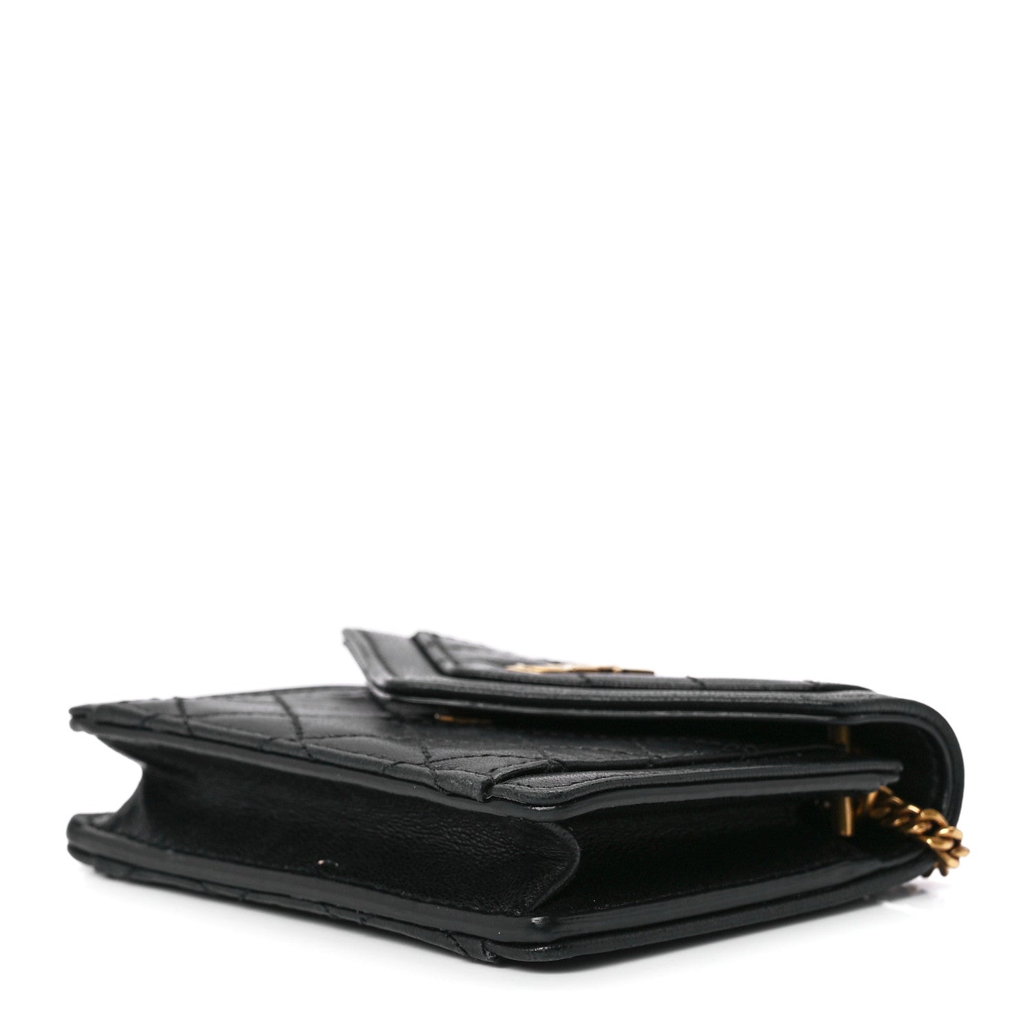 Saint Laurent Lambskin Quilted Micro Gaby Bag Black 9 of 11