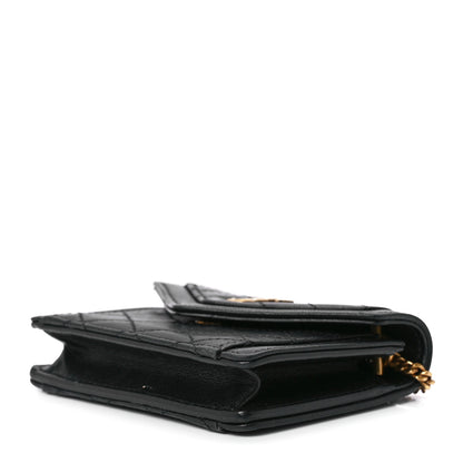 Saint Laurent Lambskin Quilted Micro Gaby Bag Black 9 of 11