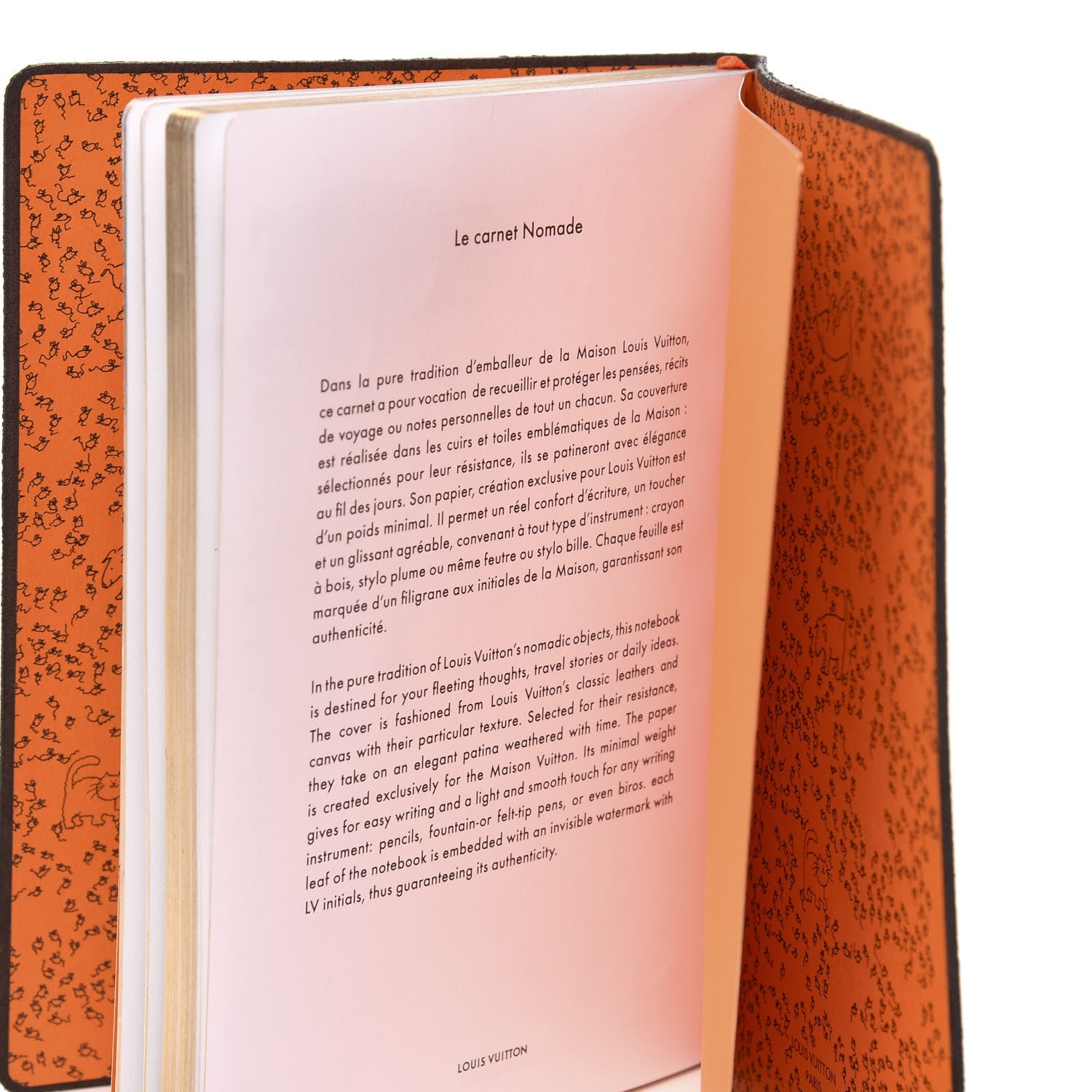 Louis Vuitton Catogram Clemence Notebook MM Marron 7 of 8