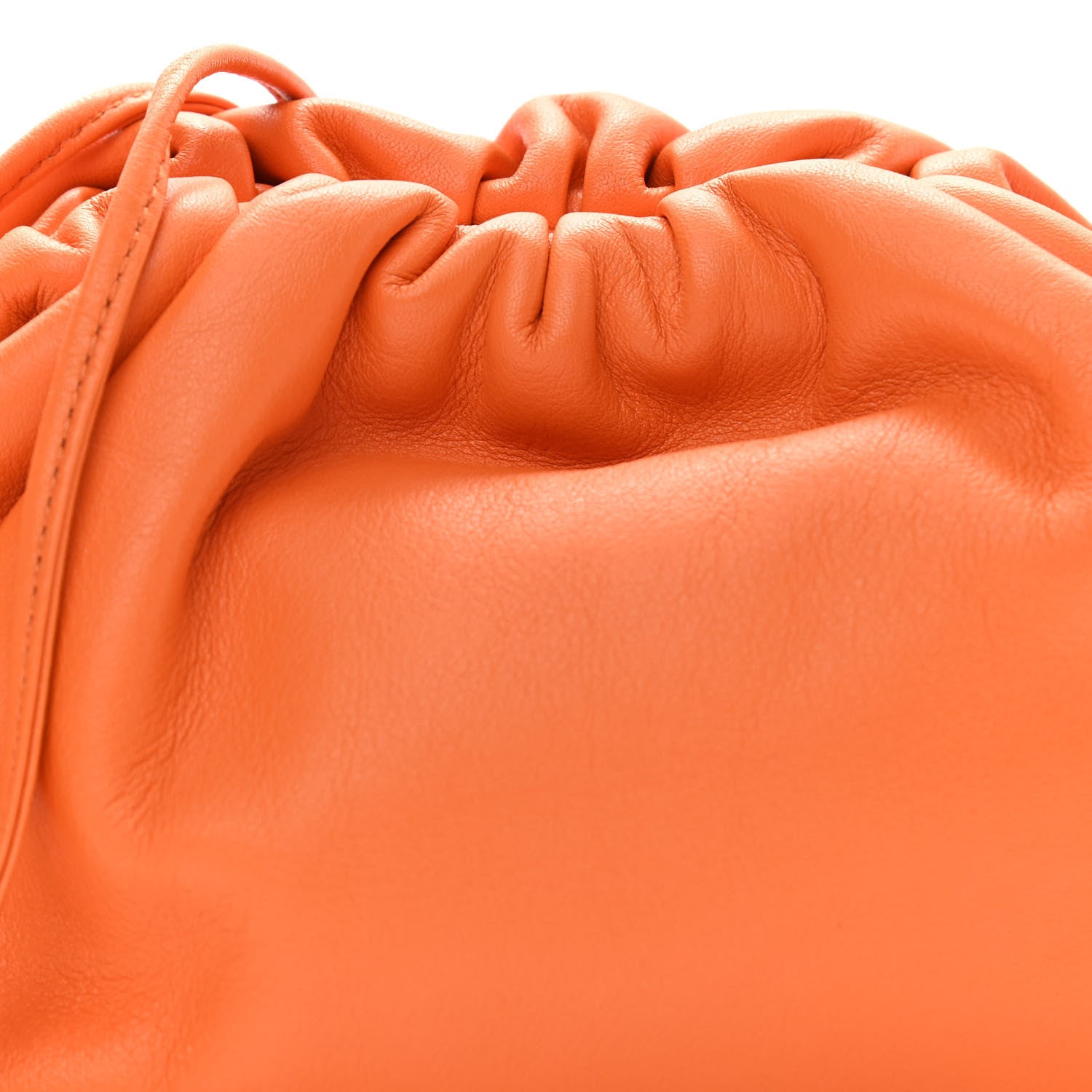 Bottega Veneta Butter Calfskin The Mini Pouch Light Orange 1069296