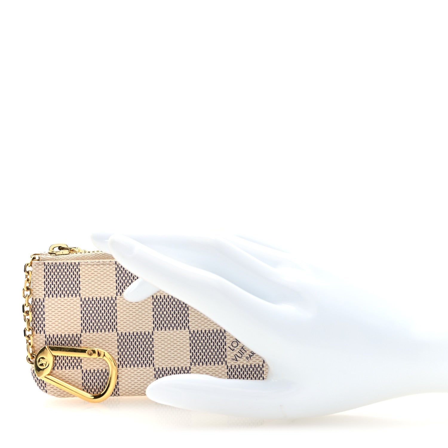 Louis Vuitton Damier Azur Key Pouch 2 of 6