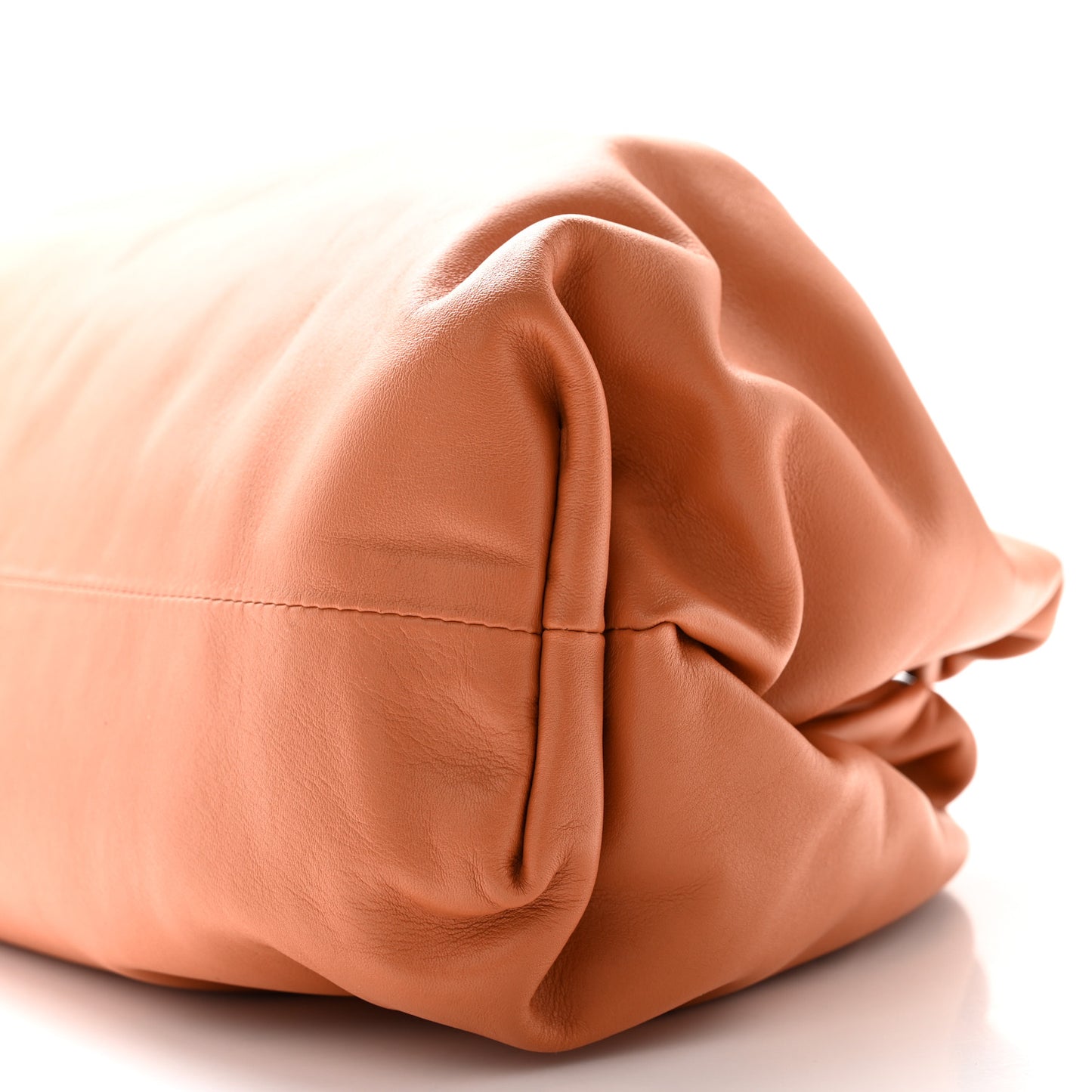 Smooth Butter Calf The Pouch Oversized Clutch Clay