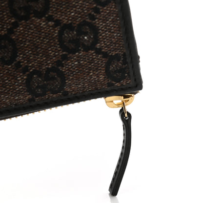 Gucci Metallic Monogram Zip Around Wallet Brown 8 of 10