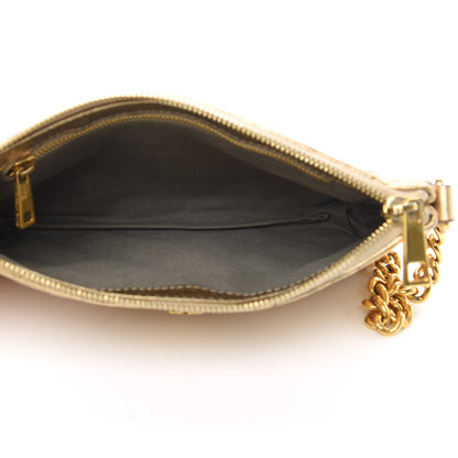 Marc Jacobs Metallic Lambskin Quilted Crossbody Gold 5 of 9