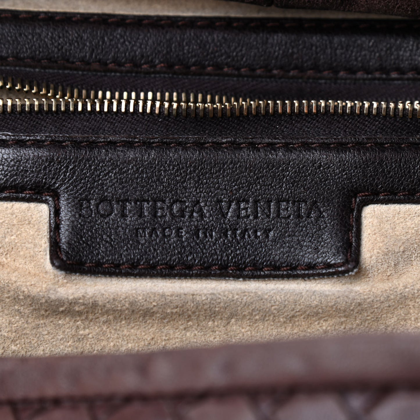 Nappa Intrecciato Large Veneta Hobo Ebano