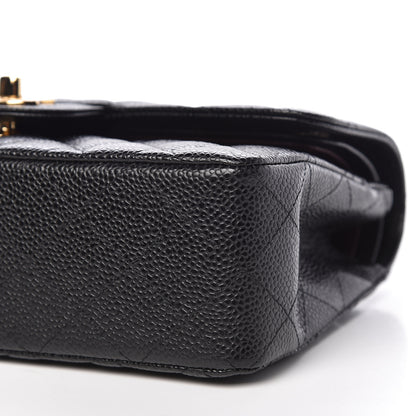 Chanel Caviar Quilted Small Double Flap Black 9 of 11