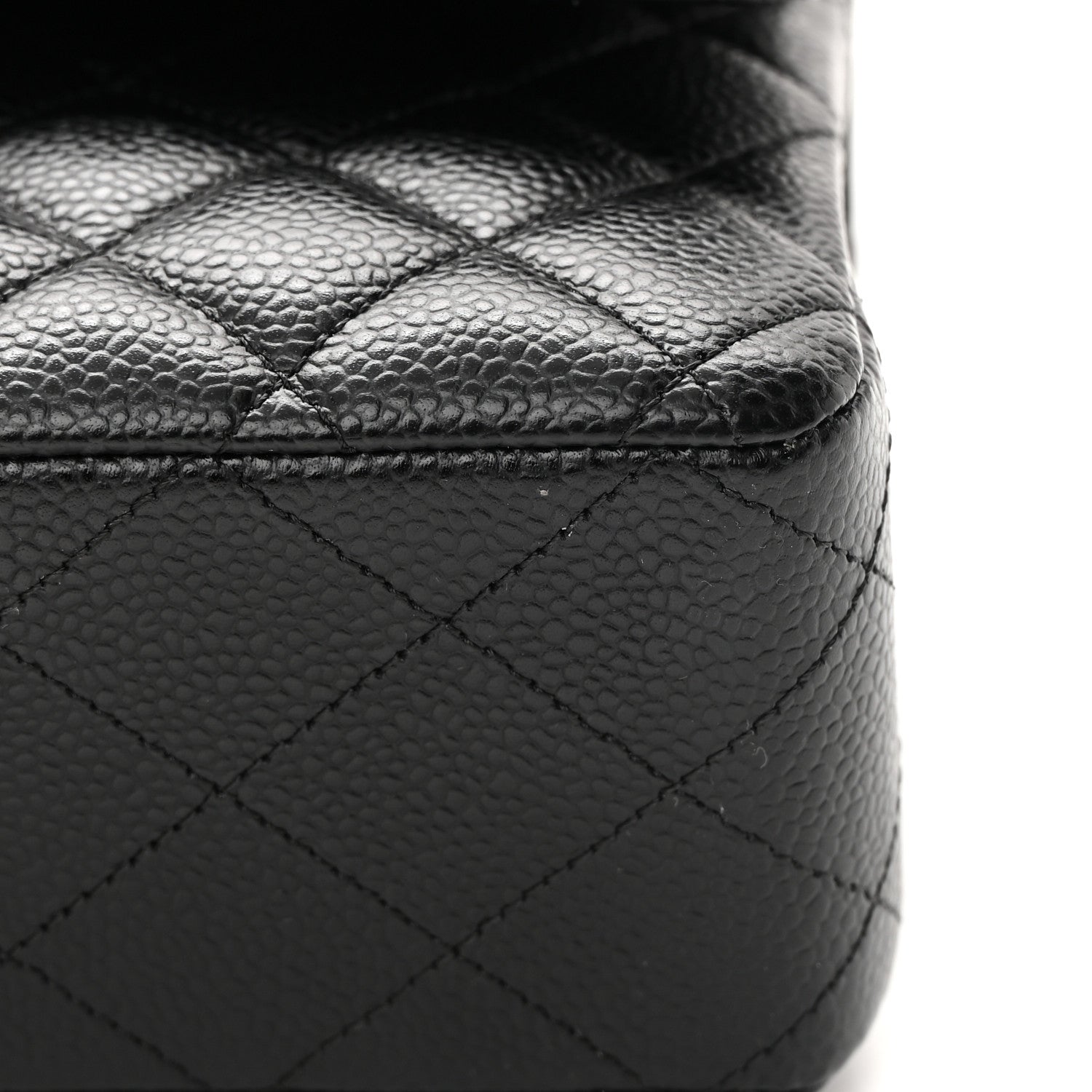 Chanel Caviar Quilted Medium Double Flap Black 13 of 14