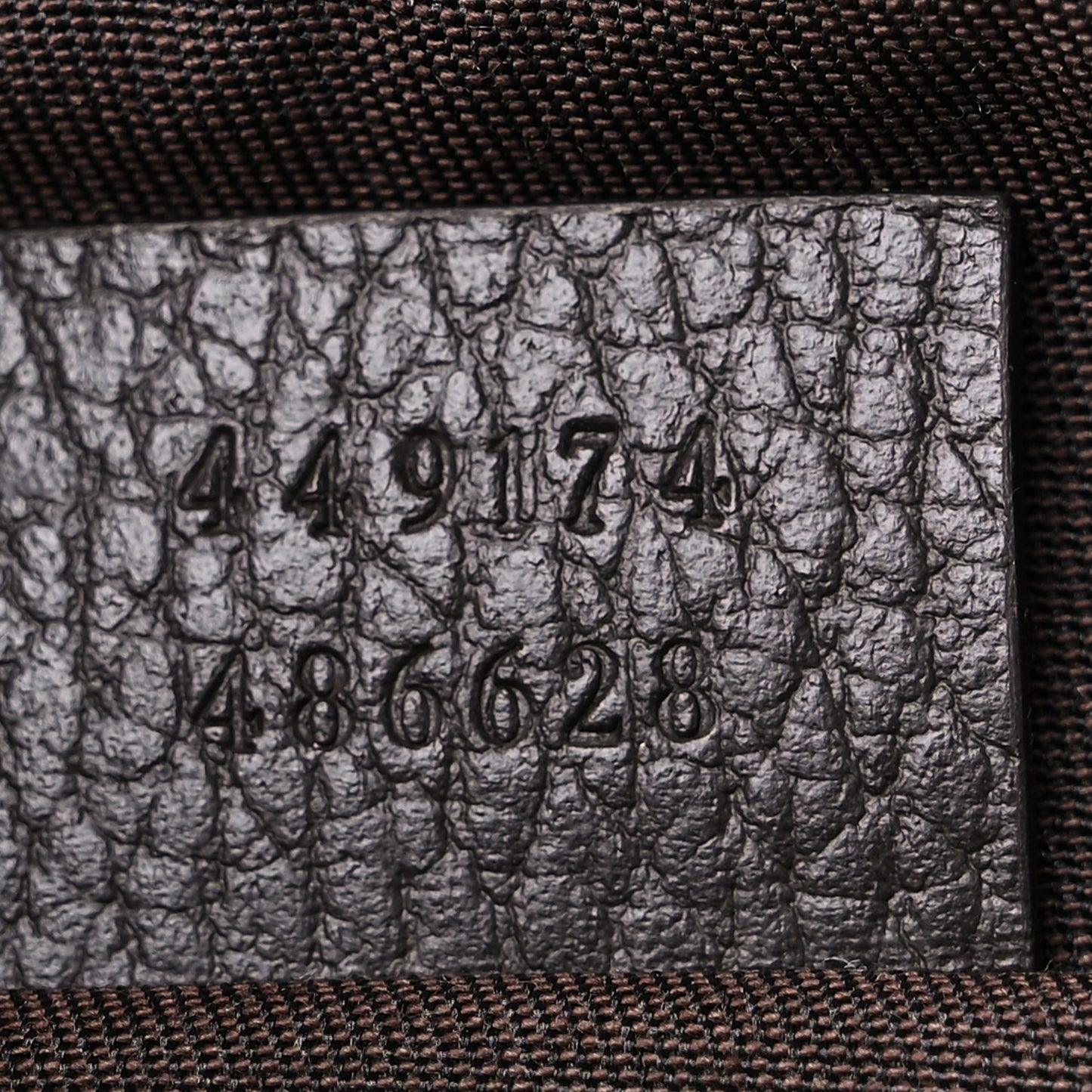 Monogram Belt Bag Dark Brown