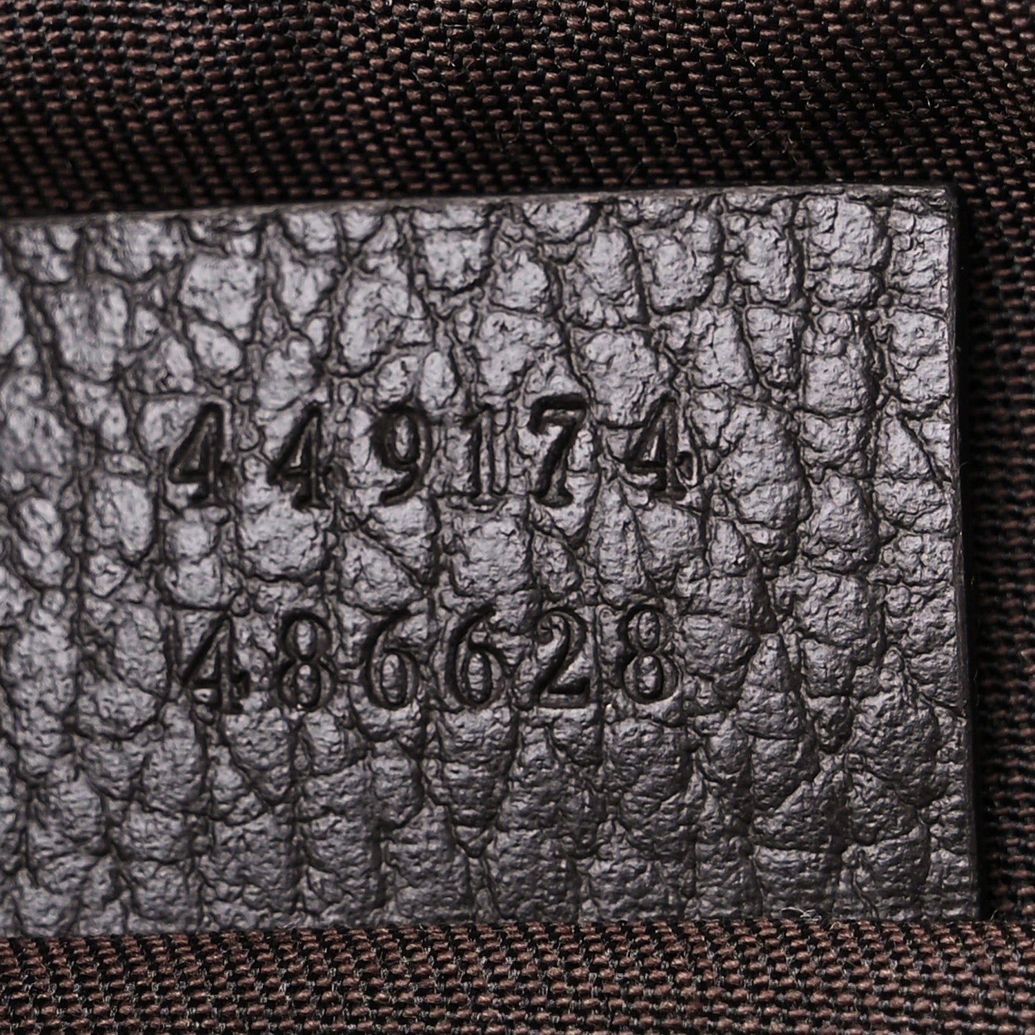 Gucci Monogram Belt Bag Dark Brown 7 of 10