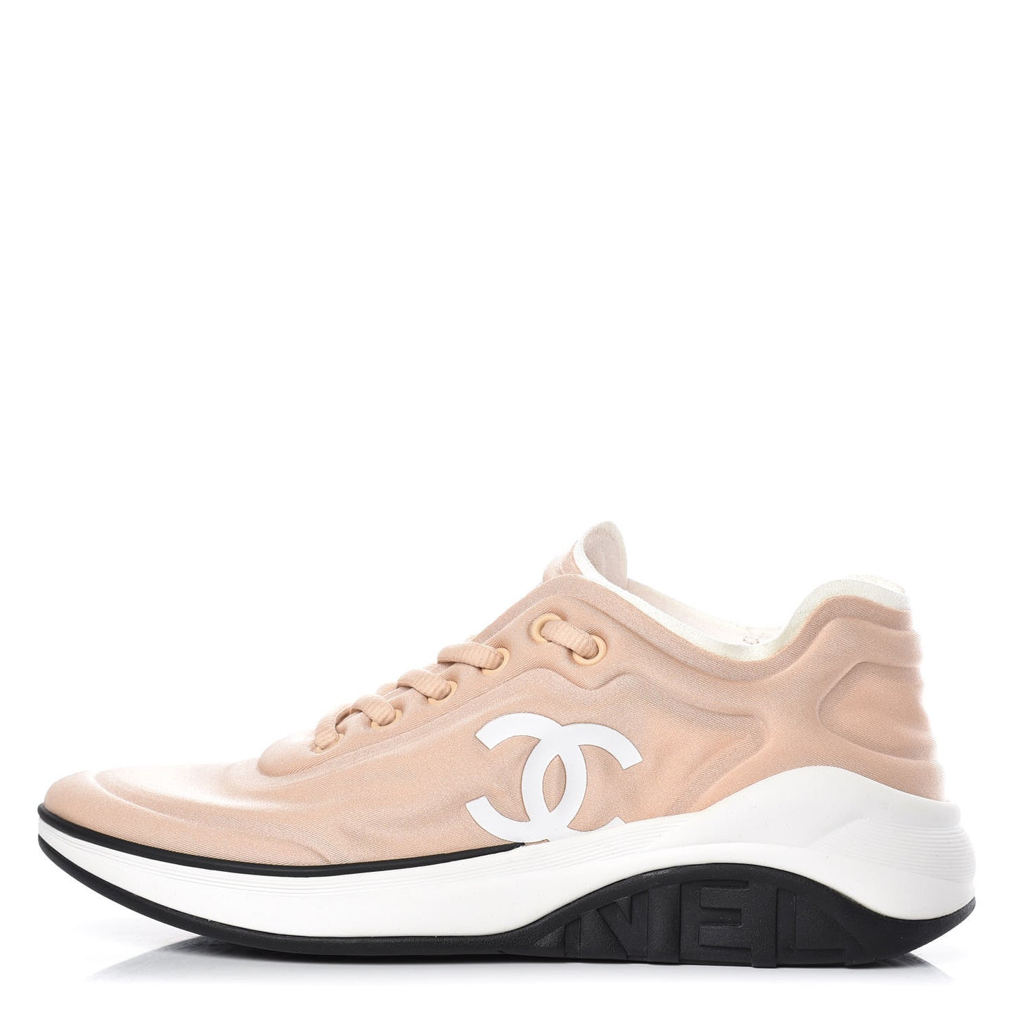 Lycra Fabric CC Sneakers 38 Beige